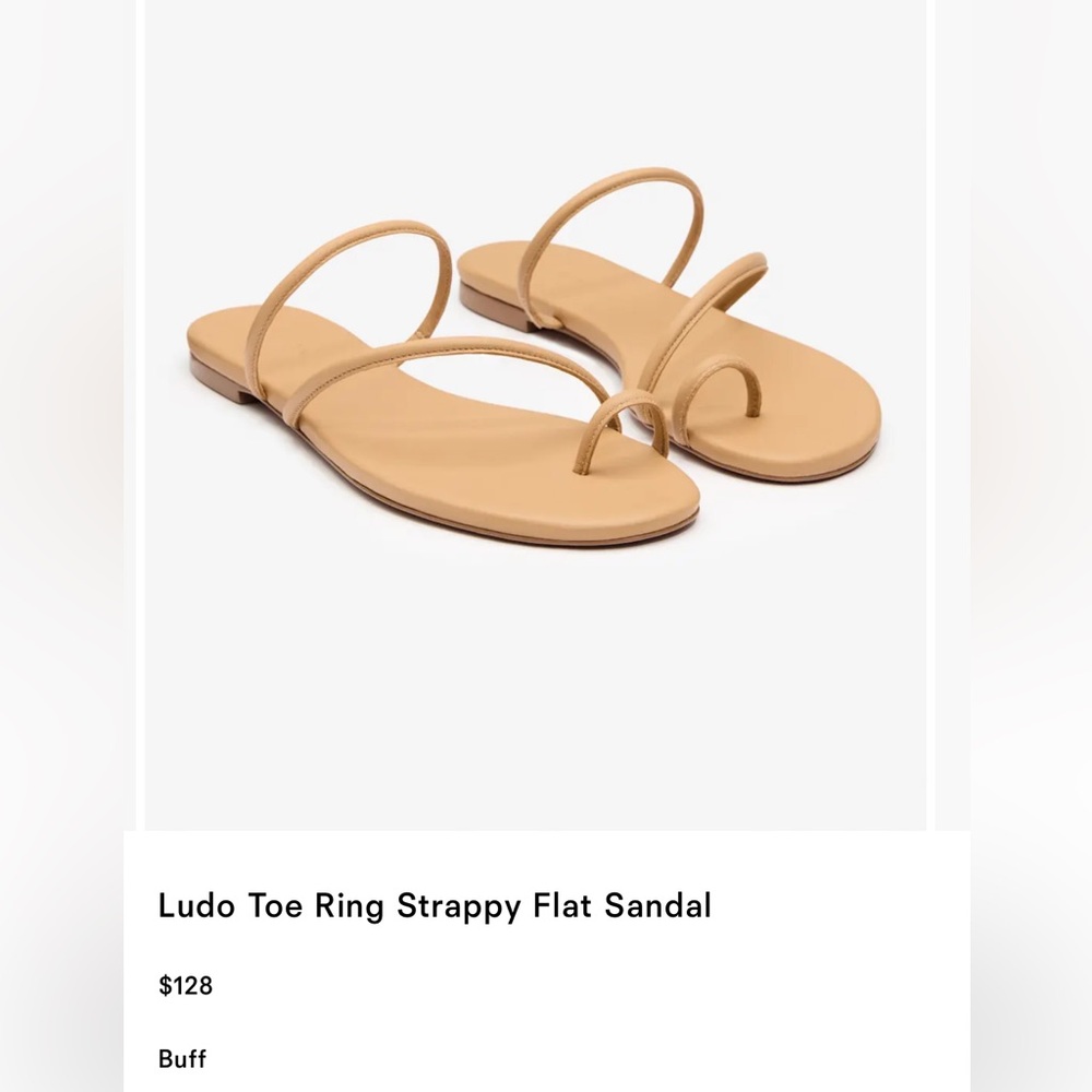 Reformation Ludo toe ring strappy sandal